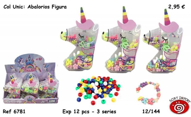 ABALORIOS FIGURA UNICORNIO 