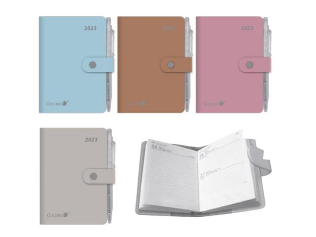 AGENDA MINI SOFT C/BROCHE Y BOLI DIA PAGINA 2023