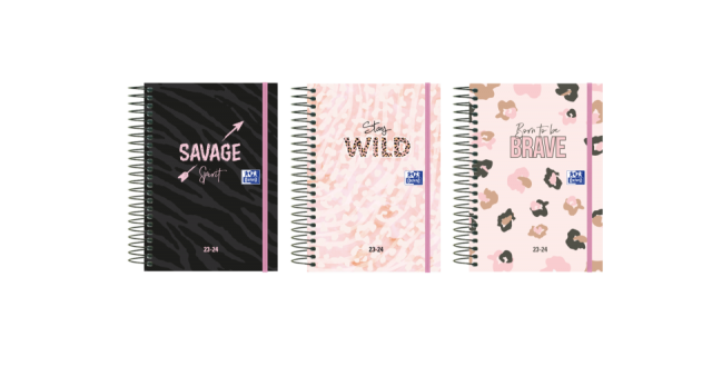 AGENDA ESCOLAR ANIMAL PRINT 8ª DP 2023-2024