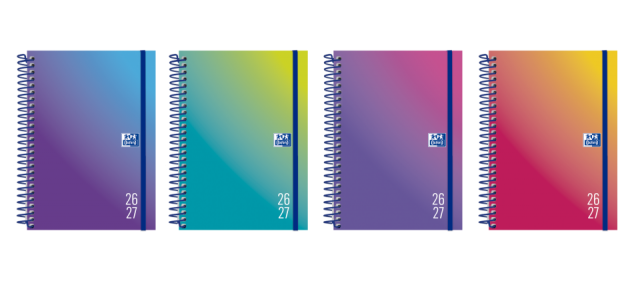 AGENDA ESCOLAR OXFGRADIENT TE 15X21 SV 26-27