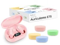 AURICULAR BLUETOOCH PASTEL CON CAJA CARGADORA 