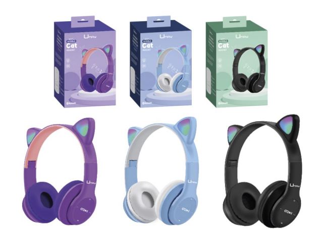 AURICULARES BLUETOOTH OREJITAS C/LUZ