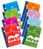 BLOC LAMELA BASICO Fº 80H. C/4 MM.