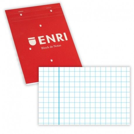 BLOC NOTAS A5 CUAD. 80H. ENRI