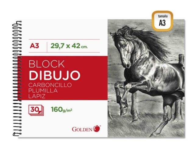 BLOC DIBUJO A3 160 GRS 30 HOJAS LISO