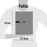 BLOC Fº 80h. T.PLASTICO CUAD. 4X4 ENRIPLUS