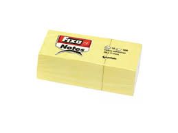 BLOC NOTAS ADHESIVAS 38X51 MM. AMARILLO