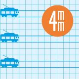 BLOC LAMELA Fº 80H. TE C/4 AZUL