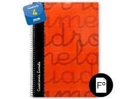 BLOC LAMELA Fº 80H. TE C/4 ROJO