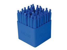 BOLIGRAFO P1 TOUCH MINI AZUL, BOTE 40U.