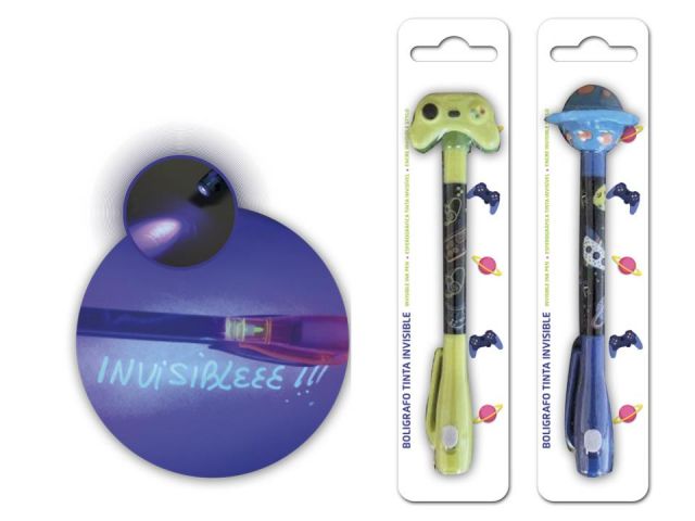 BOLIGRAFO TINTA INVISIBLE SPACE-GAME