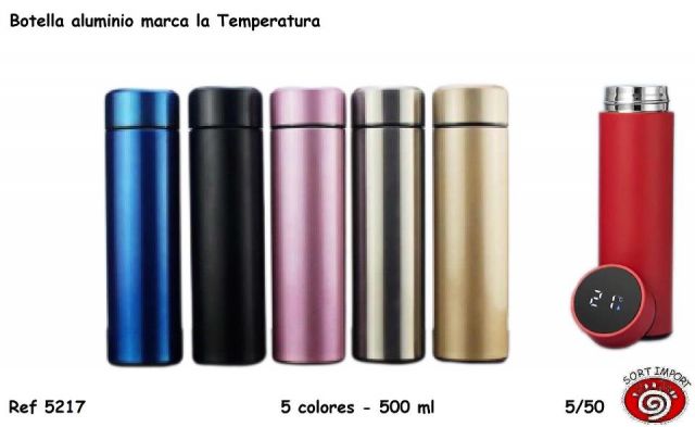 BOTELLA ALUMINIO CON TEMPERATURA