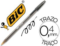 BOLIGRAFO BIC CRISTAL NEGRO, CAJA 50 UNIDADES