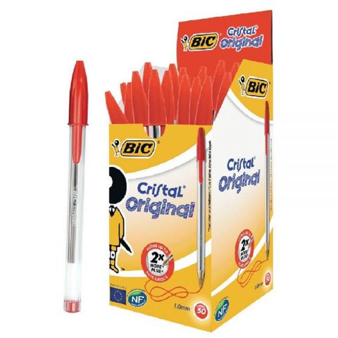 BOLIGRAFO BIC CRISTAL ROJO