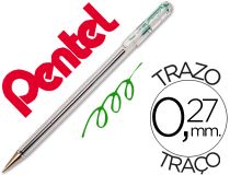 BOLIGRAFO PENTEL BK-77 VERDE