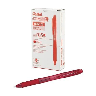 BOLIGRAFO PENTEL ENERGEL ROJO 0.5