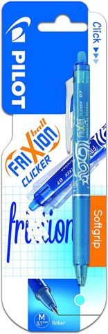 BOLIGRAFO FRIXION CLICKER AZUL CLARO