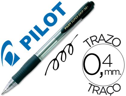 BOLIGRAFO PILOT SUPERGRIP NEGRO