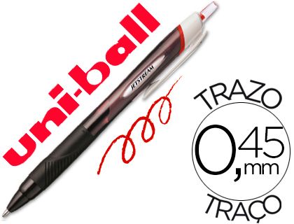 BOLIGRAFO JETSTREAM RETRACTIL ROJO 1.0