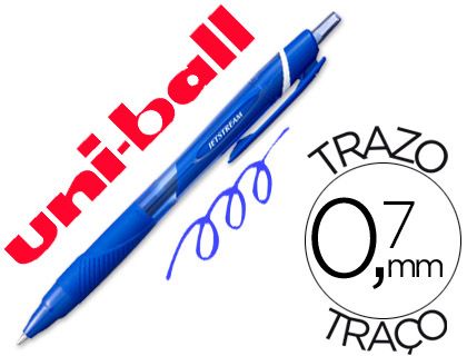 BOLIGRAFO JETSTREAM RETRACTIL AZUL 0.7