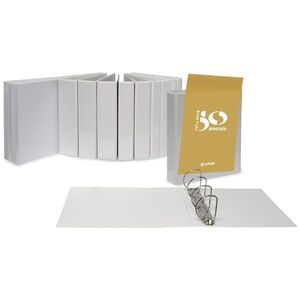 CARPETA CANGURO A3 4D40MM. BLANCO APAISADO