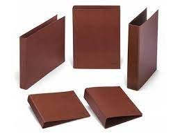 CARPETA 4º 4A. 25MM. CARTON CUERO FORR.