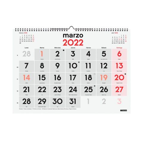 CALENDARIO PARED Nª GRANDES L 78001