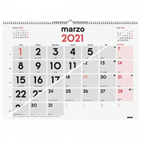 CALENDARIO PARED MIXTO XL