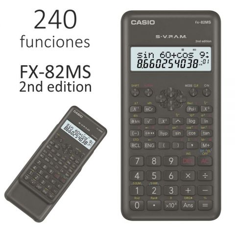 CALCULADORA CIENTIFICA FX-82-MSII  240 FUNC.