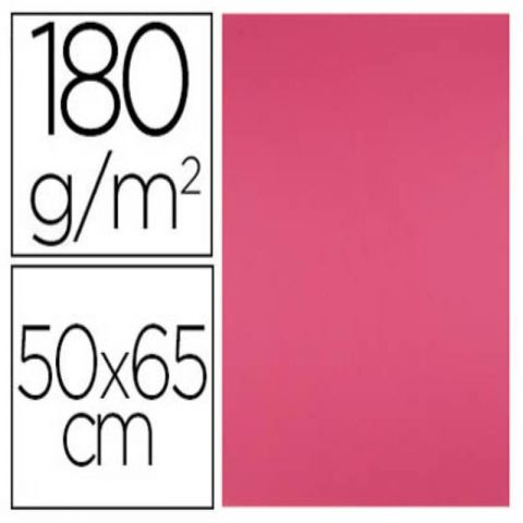 CARTULINA 50X65 COLOR  FUCSIA