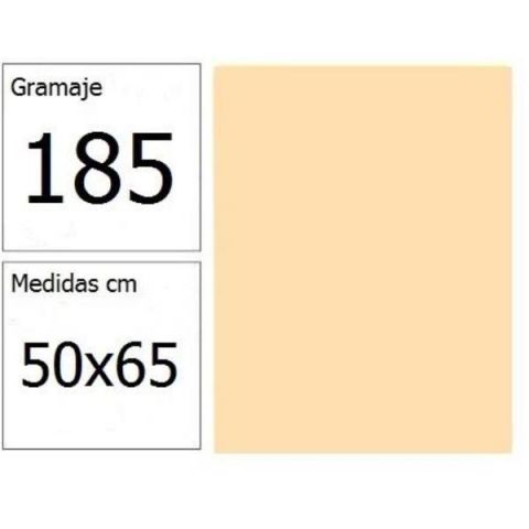 CARTULINA 50X65 COLOR  CREMA