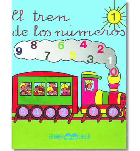 CARTILLA LAMELA EL TREN DE LOS NUMEROS Nº 1