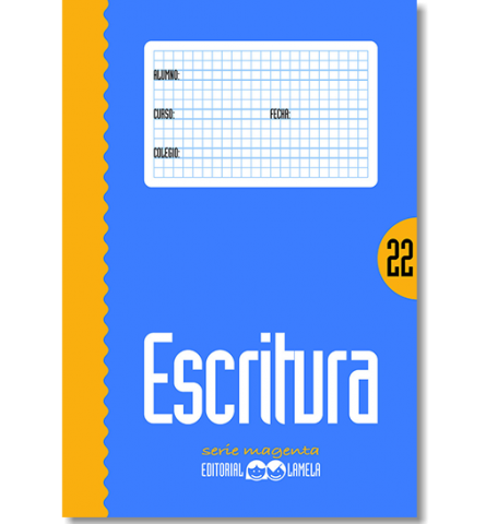 CARTILLA LAMELA Nº 22 ESCRITURA COLOR