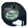 CINTA DYMO LETRATAG VERDE METAL 12MMX4M.