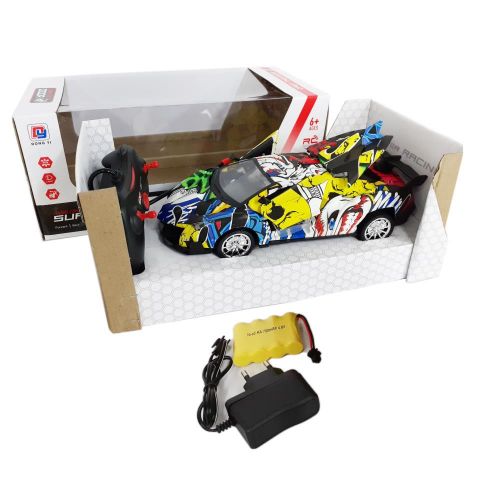 COCHE RADIOCONTROL DEPORTIVO COLORES 26CM.