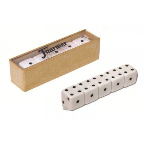 DADOS PUNTOS EN CAJA PLASTICO