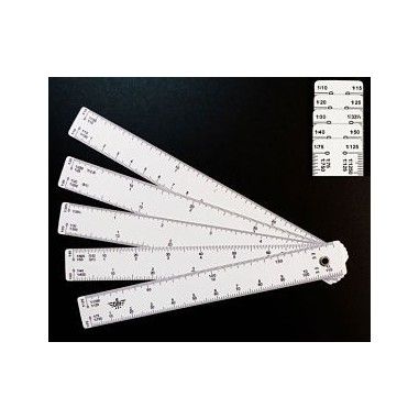 ESCALIMETRO DE ABANICO 18