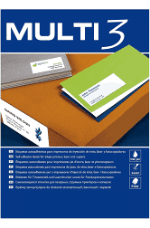 ETIQUETA MULTI3 210X148, CAJA 500H.