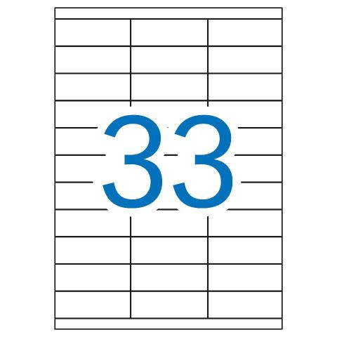 ETIQUETA MULTI3 70X25,4 ,  CAJA 100H.