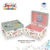 JJOYERO MUSICAL PEQUEÑO DECORADO