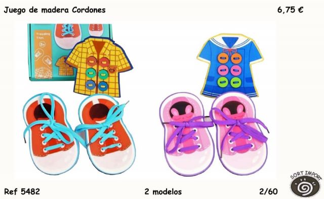 JUEGO MADERA CORDONES INICIACION