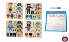 PIZARRA BLANCA Y ENCAJE VESTIDOS DE MADERA