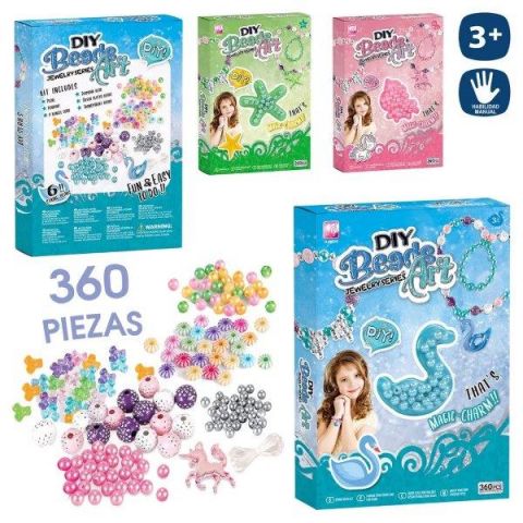 JUEGO 360  CUENTAS, COLLARES Y PULSERAS