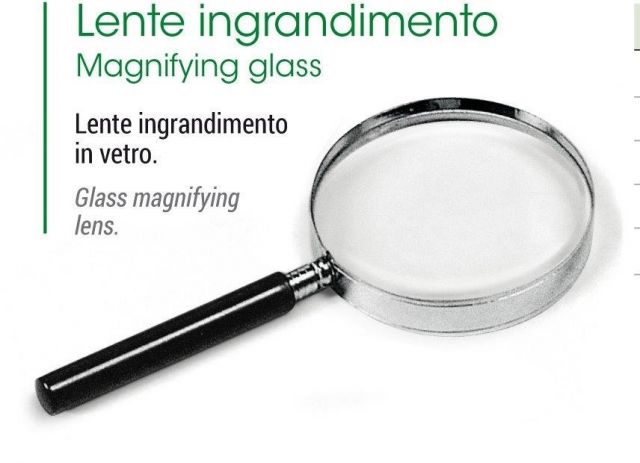 LUPA CRISTAL 6.5 CM 6 AUMENTOS