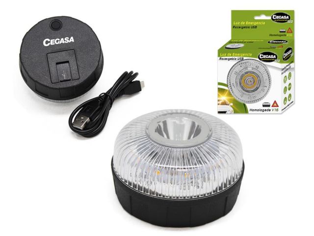 LUZ EMERGENCIA CEGASA RECARGABLE