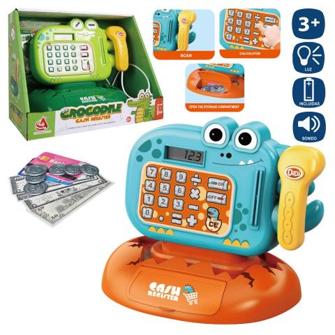 MAQUINA REGISTRADORA CON CALCULADORA 22X14X17