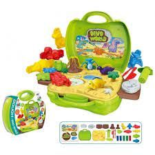 MALETA PLASTILINA DINOS 26  PZAS.