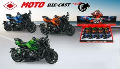 MOTOS RACING PULL BACK 3 COL, EXP 12 SURTIDAS
