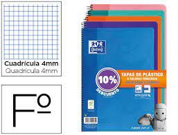 PACK 5 BLOC Fº 80H. TP 4X4 TEND. OXFORD