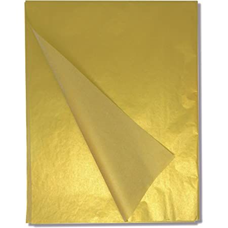 PAPEL SEDA ORO, MANO 25H.